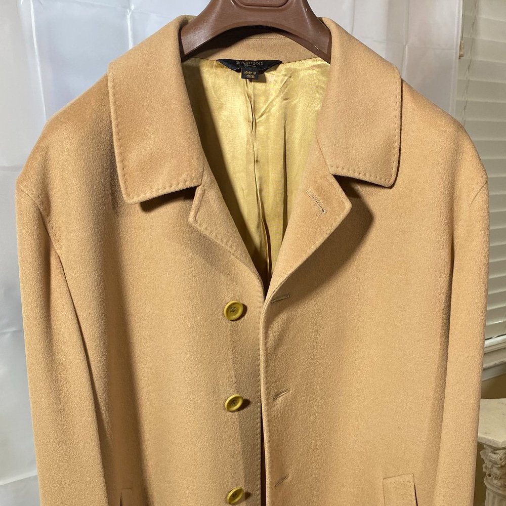 Giorgio BARONI-100% CASHMERE Dress Coat